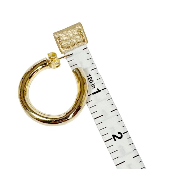 L GEORGE Designs Kennedy Hoop Earrings - Picture 4 of 5